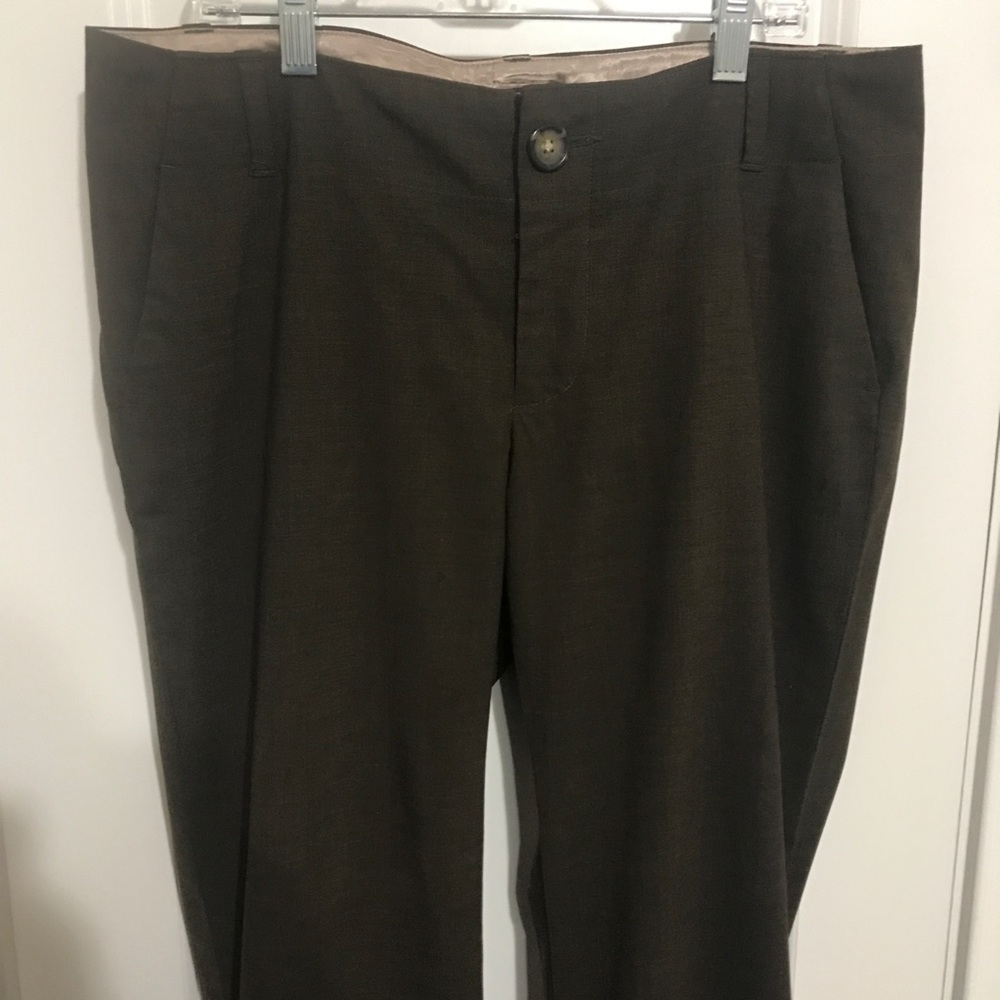 Brown Banana Republic Factory Lined Stretch Pants